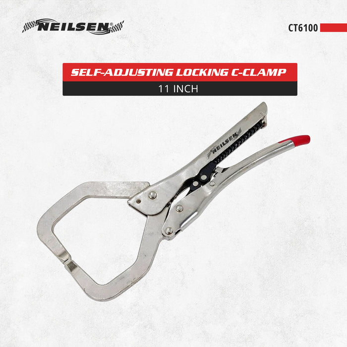 CT6100 -  Self-Adjusting Locking C-Clamp 11 Inch