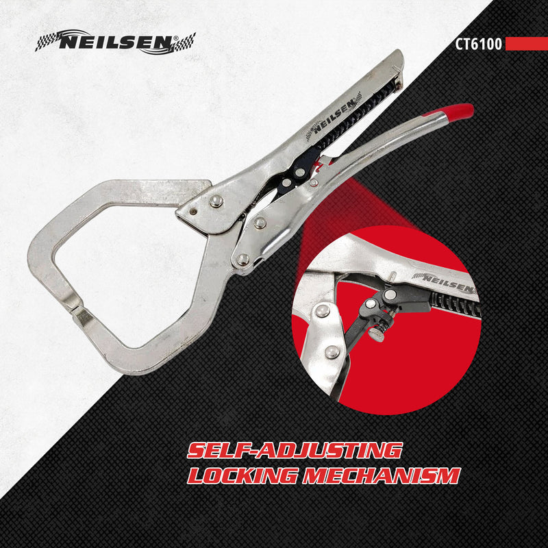 CT6100 -  Self-Adjusting Locking C-Clamp 11 Inch
