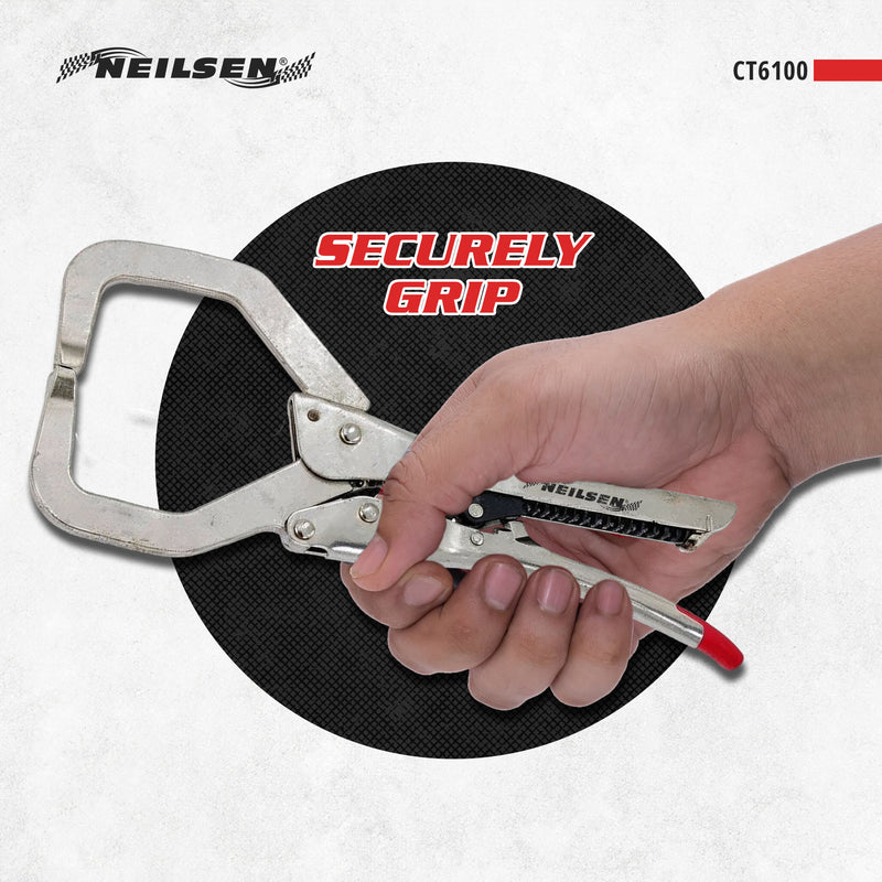 CT6100 -  Self-Adjusting Locking C-Clamp 11 Inch