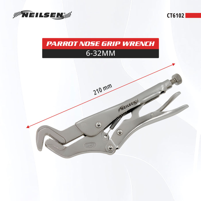 CT6102 - Parrot Nose Grip Wrench 6-32mm