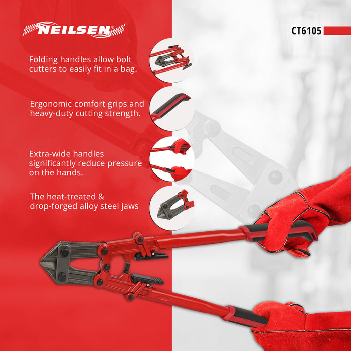 CT6105 - Folding Handle Bolt Cutter 18inch