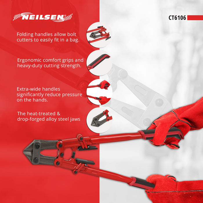 CT6106 - Folding Handle Bolt Cutter 24inch