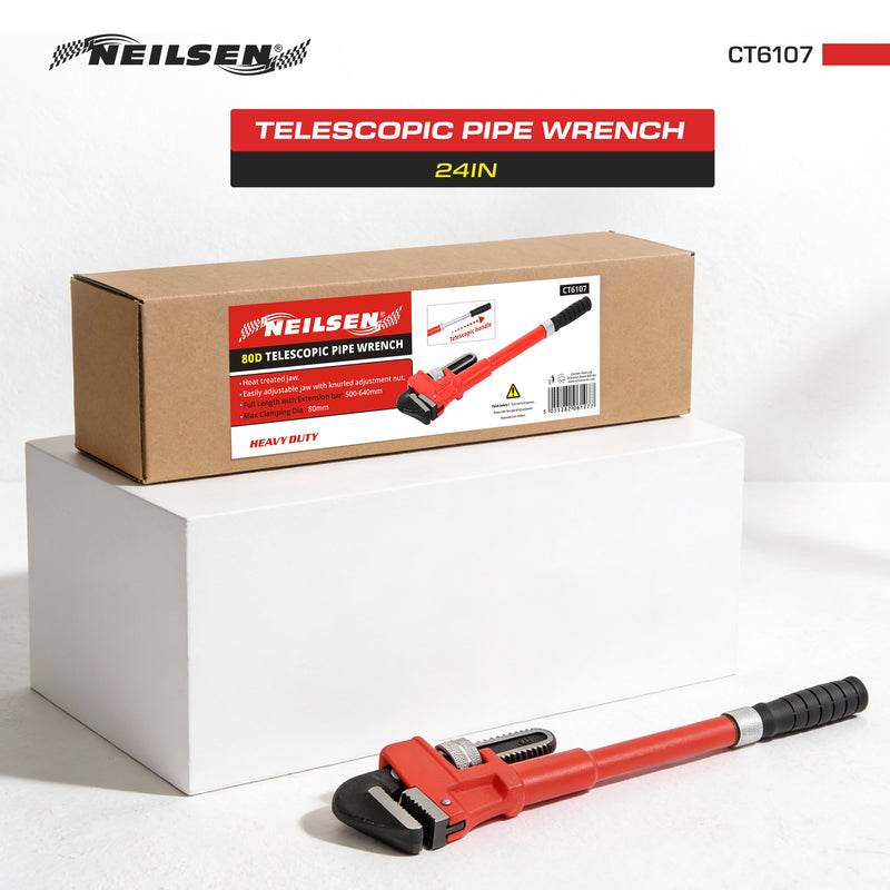 CT6107 - 24in Telescopic Pipe Wrench