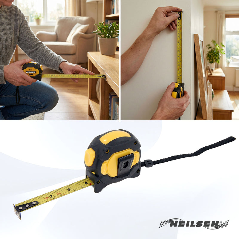 CT6155 - Auto Lock Measuring Tape 5m x 19mm