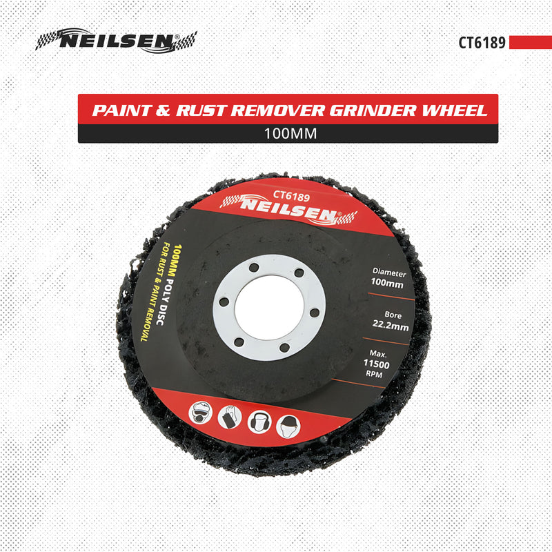 CT6189 - Paint & Rust Remover Grinder Wheel 100mm