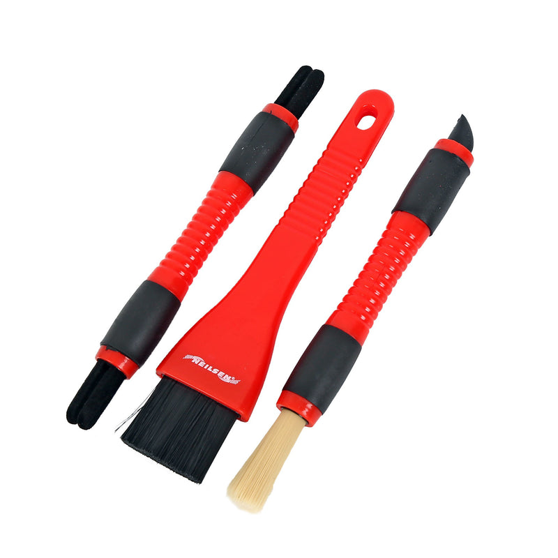 CT6222 - 3pc Car Dash Dashboard Crevice Detail Brush Set