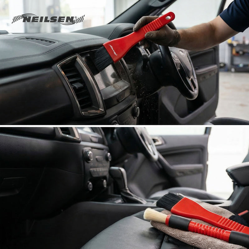 CT6222 - 3pc Car Dash Dashboard Crevice Detail Brush Set