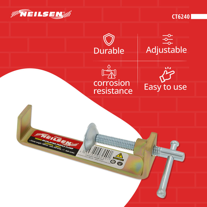 CT6240 - Bricklaying Profile Clamp External - Small (103MM - Half Brick)