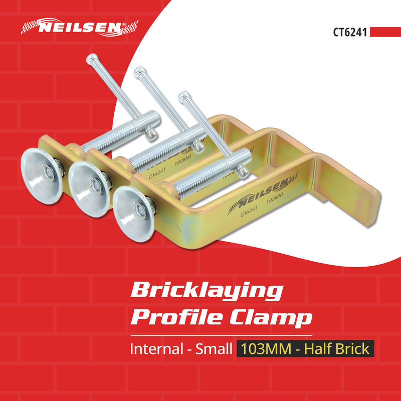 CT6241 - Bricklaying Profile Clamp - Internal - Small ( 103mm - Half Brick )