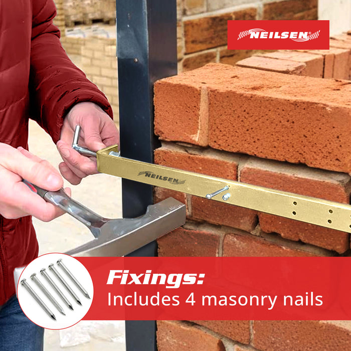 CT6243 - Build Bricklaying Profile Clamp External - Large Nail ON -450MM