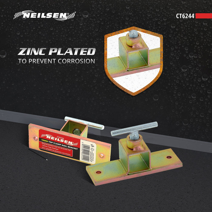CT6244 - Top Clamp Nail Bracket 19mm