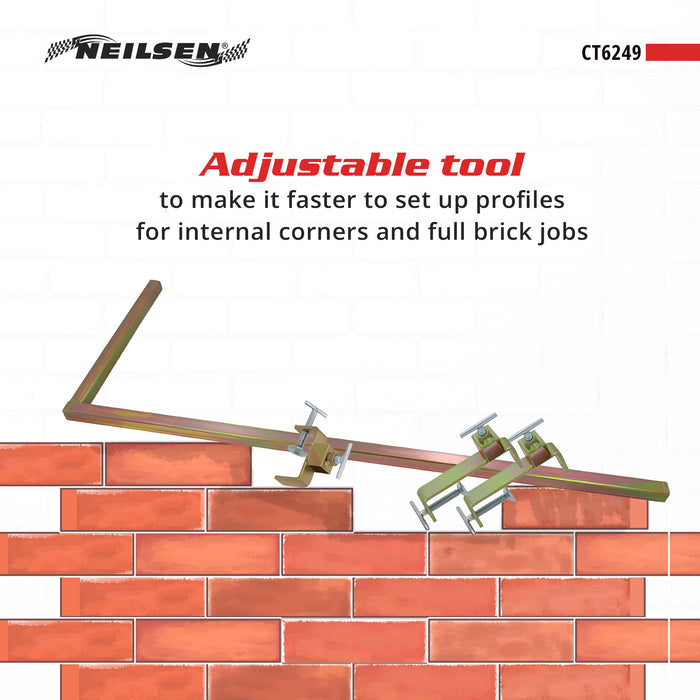 CT6249 - Top Clamp Double Brick Set 19mm