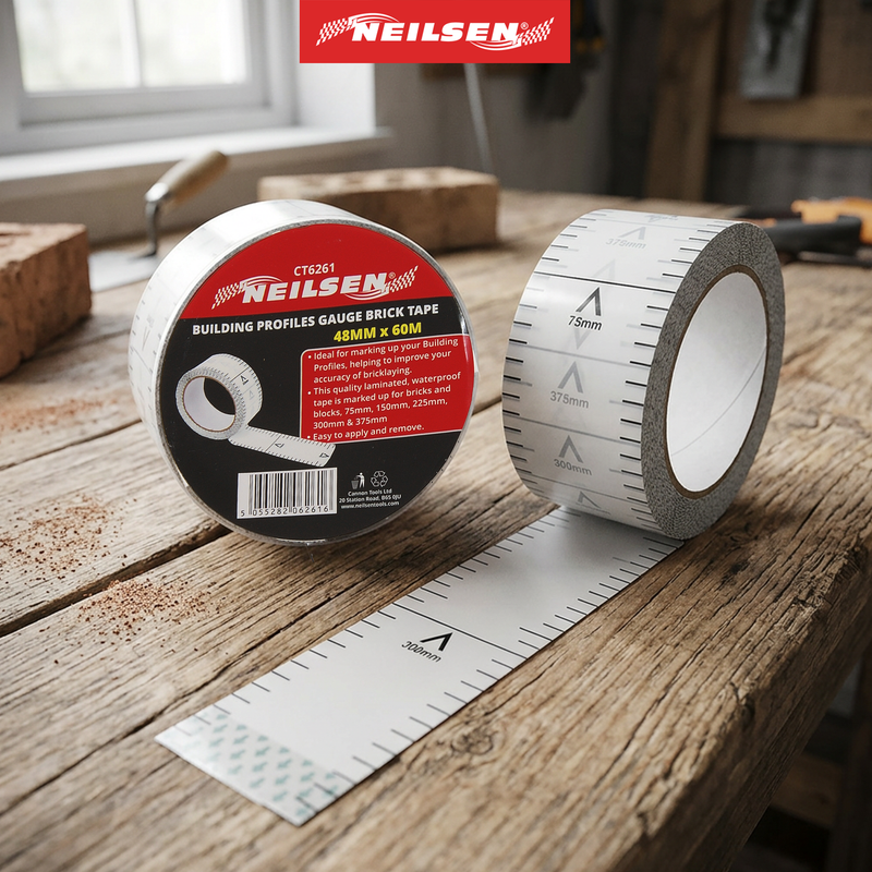 CT6261 - Building Profiles Gauge Brick Tape 48mm x 60m