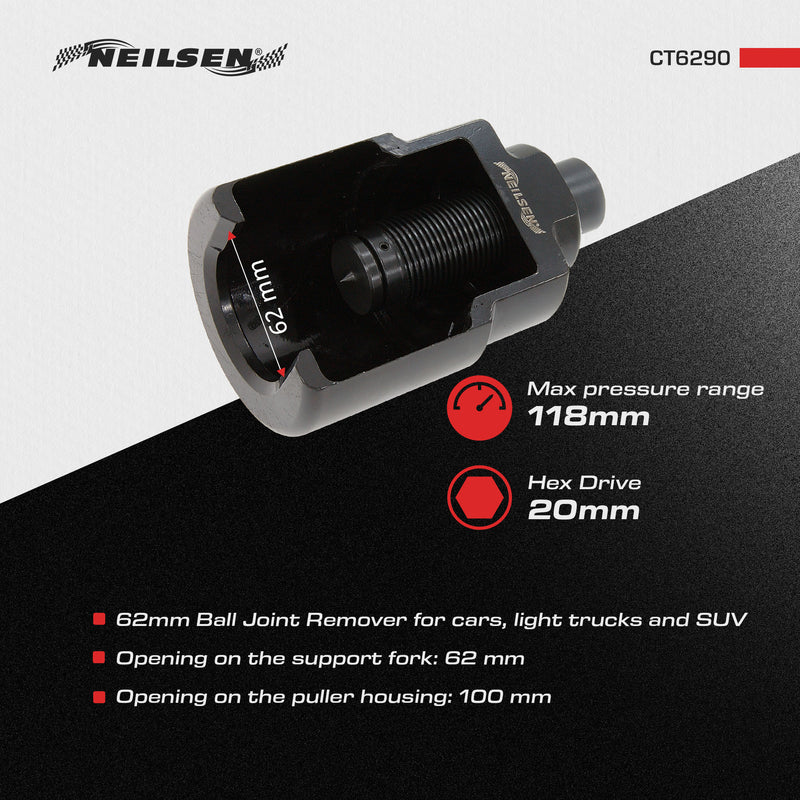 CT6290 - 62mm Ball Joint Remover for Cars Light Trucks & SUV
