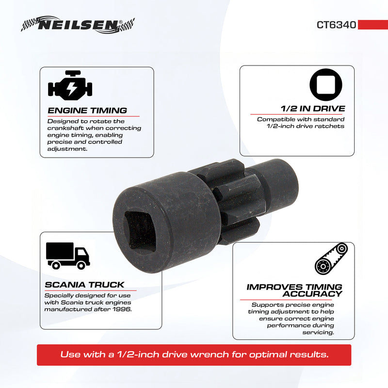 CT6340 - Scania Camshaft Rotator 1/2inch DR