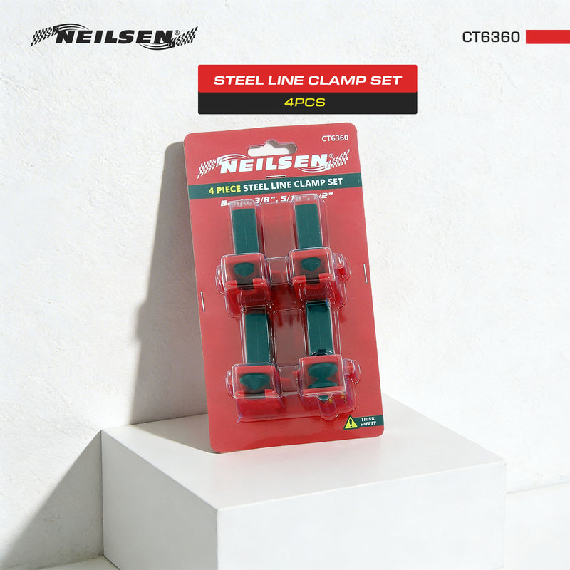 CT6360 - 4pc Auto Steel Line Clamp Kit