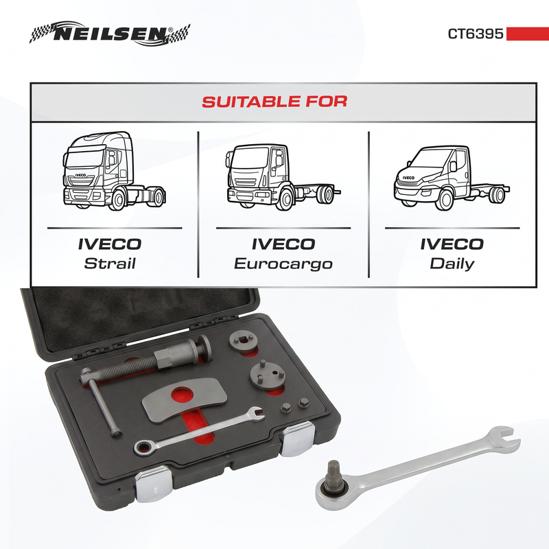 CT6395 - Brake Calliper Tool For IVECO Trucks 7pc