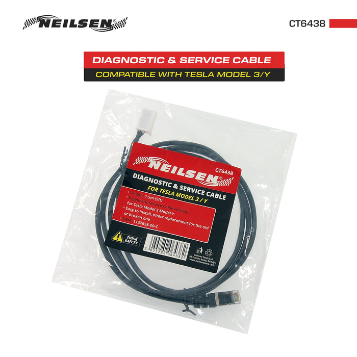 CT6438 - Diagnostic & Service Cable for Tesla Model 3/Y