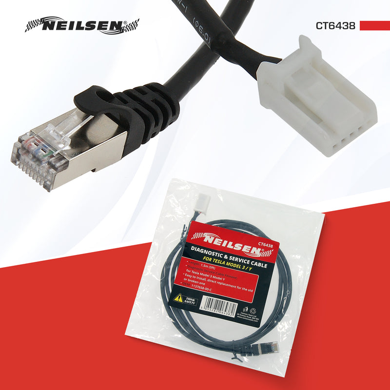CT6438 - Diagnostic & Service Cable for Tesla Model 3/Y
