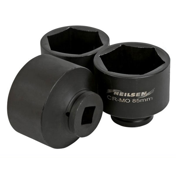 CT6454 - 1 inch Dr 6PT Metric Jumbo Shallow Impact Socket Set