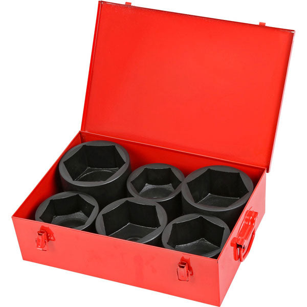 CT6455 - 1inch DR Metric Jumbo Shallow Impact Socket Set