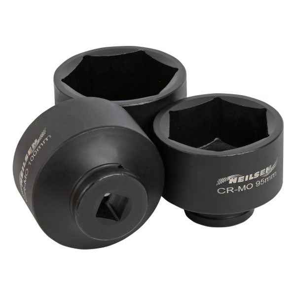 CT6455 - 1inch DR Metric Jumbo Shallow Impact Socket Set