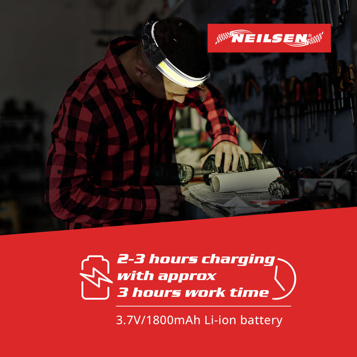 CT6465 - 5W Cob Headlight Rechargeable