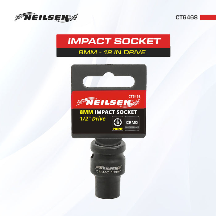 CT6468 - Impact Socket 8MM 1/2in Drive