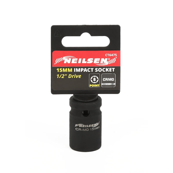 CT6475 - Impact Socket 1/2 Inch Dr 15mm