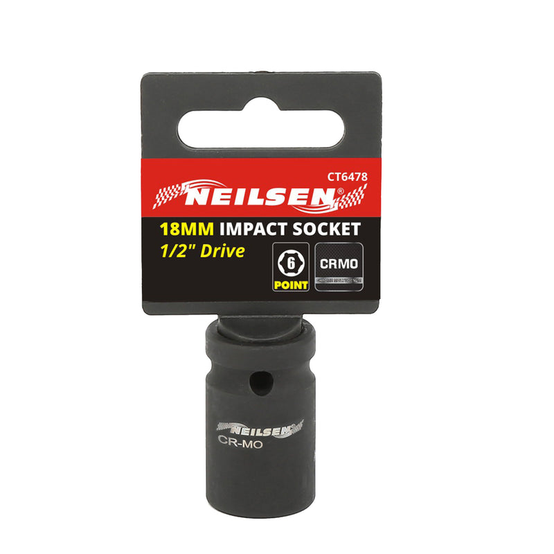 CT6478 -  Impact Socket  1/2 Inch Drive 18mm