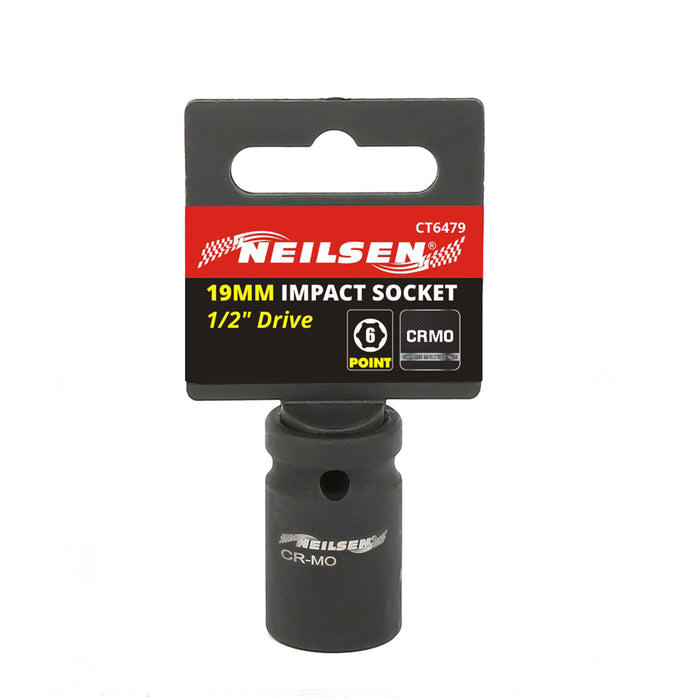 CT6479 - Impact Socket - 19mm 1/2 Inch Drive