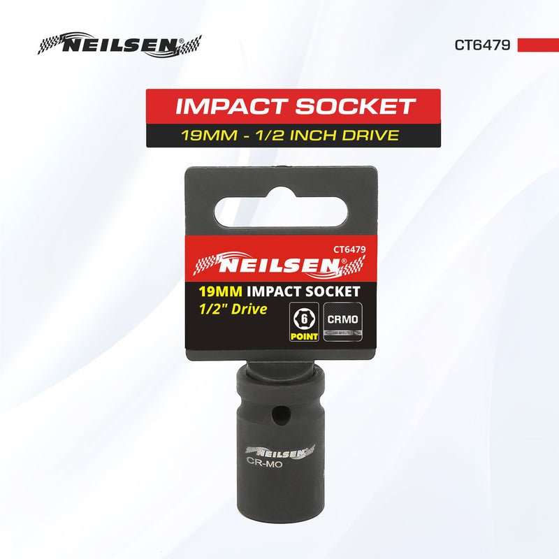 CT6479 - Impact Socket 1/2 Inch Drive 19mm