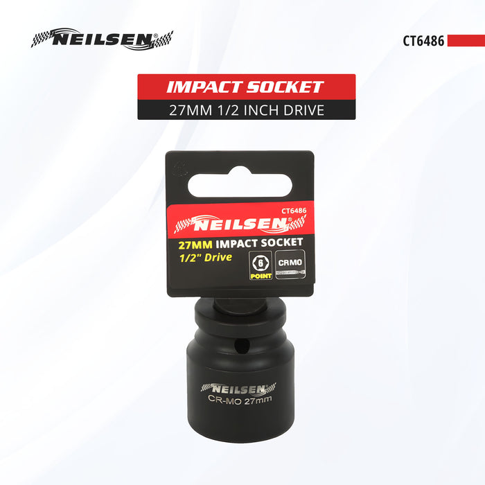 CT6486 - Impact Socket -27mm 1/2"Drive
