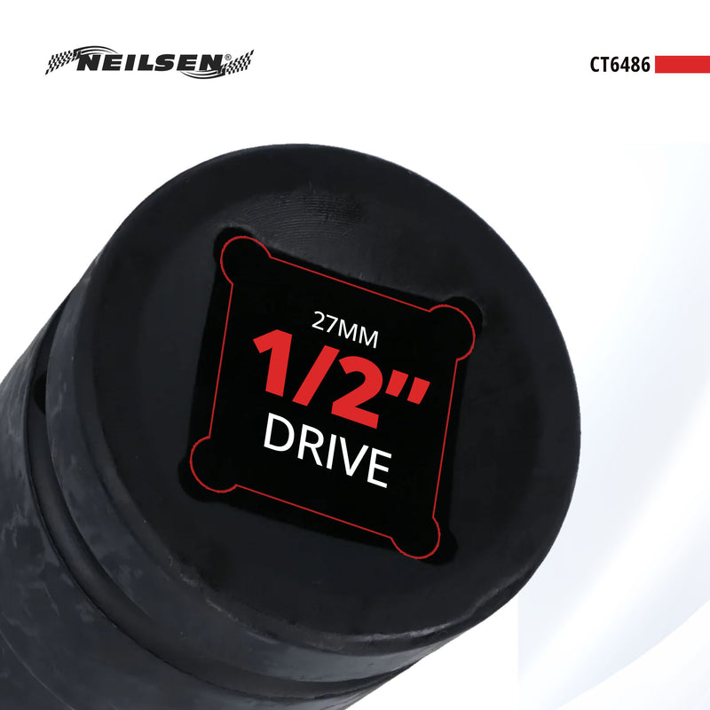 CT6486 - Impact Socket 1/2"Drive 27mm