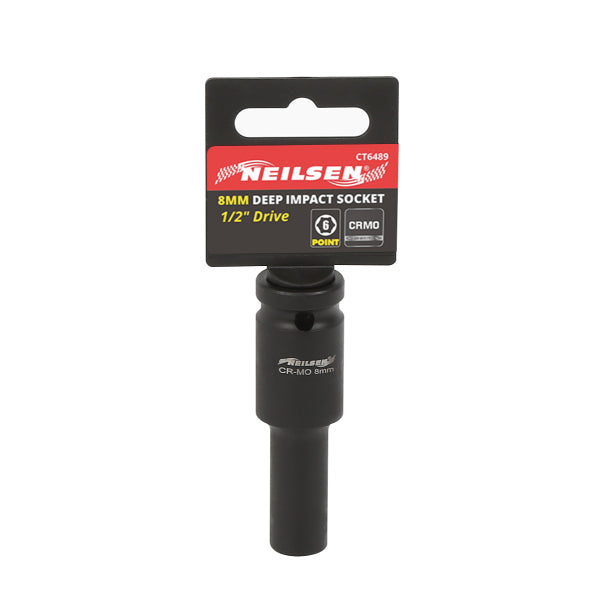 CT6489 -  Impact Socket 1/2in Dr Deep 8mm