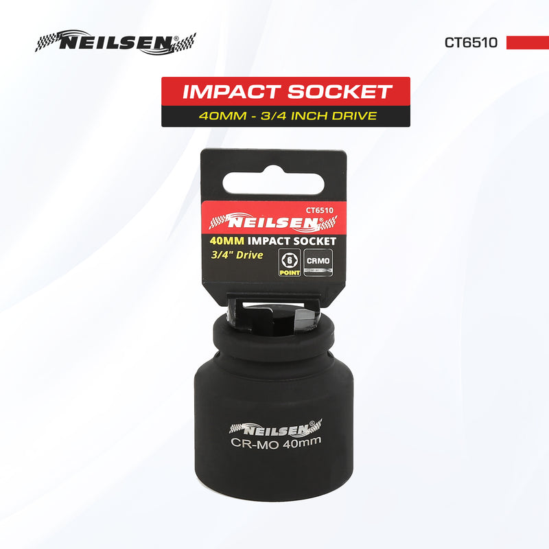 CT6510 - Impact Socket 3/4 Inch Drive 40mm