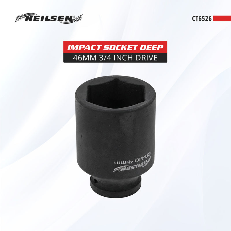 CT6526 - Impact Socket Deep 3/4 Inch Drive 46mm