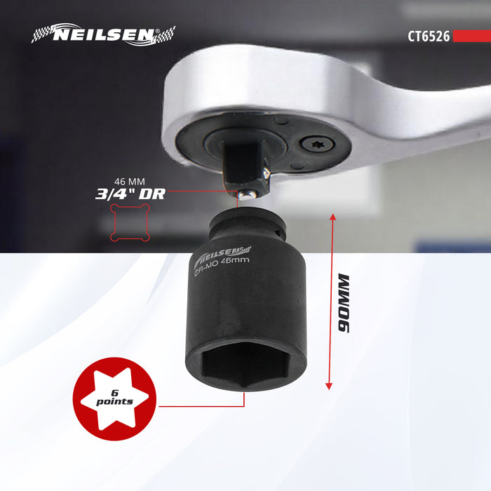 CT6526 - Impact Socket Deep -46mm 3/4 Inch Drive