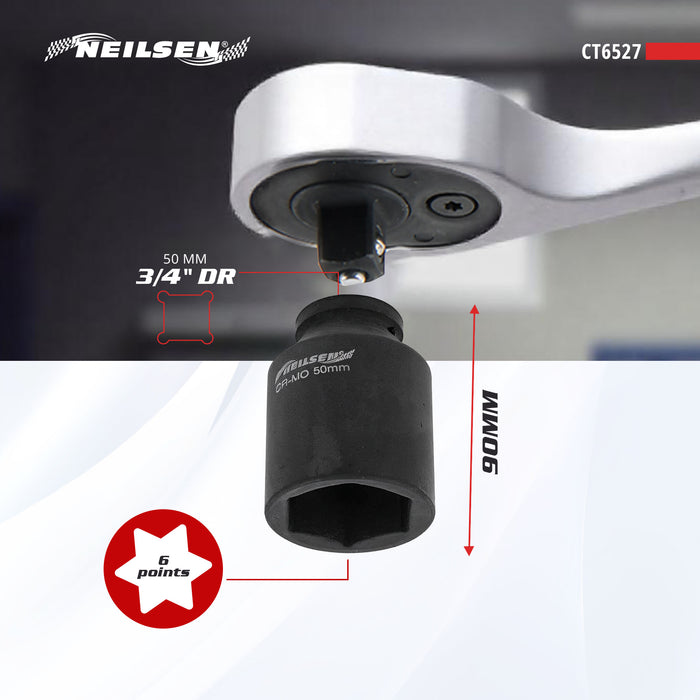 CT6527 - Impact Socket Deep -50MM 3/4 Inch Drive