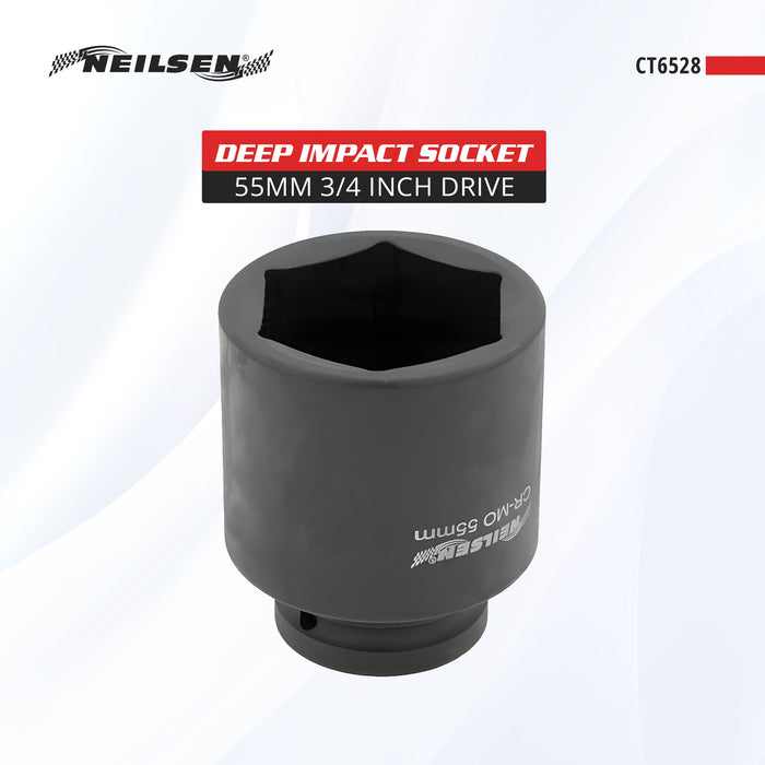 CT6528 - 3/4 Inch Drive Deep Impact Socket 55mm