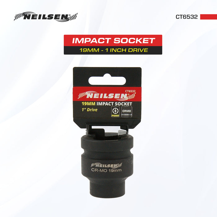 CT6532 - Impact Socket - 19mm 1 Inch Drive