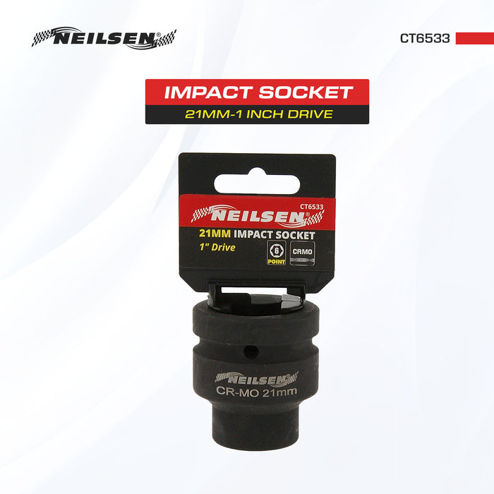 CT6533 - Impact Socket - 21mm 1 Inch Drive