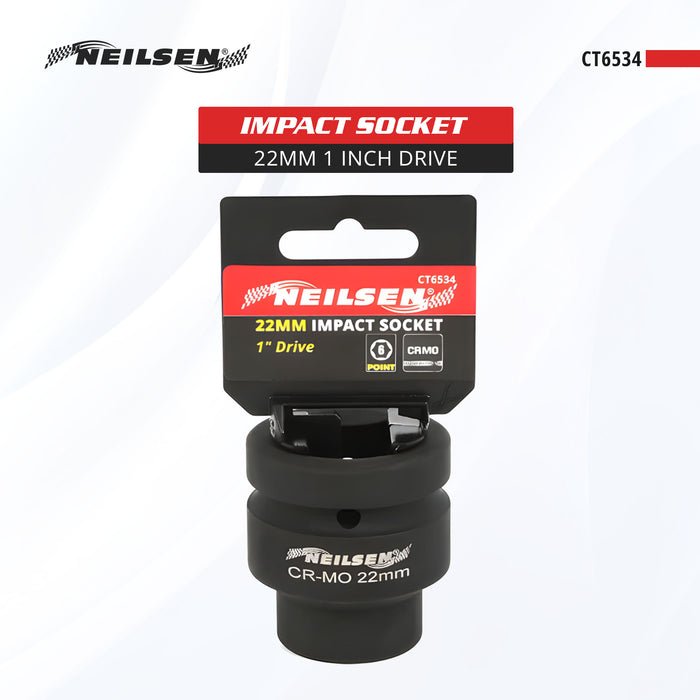 CT6534 - Impact Socket - 22mm 1 Inch Drive