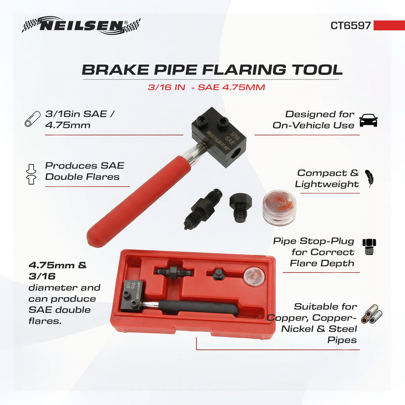 CT6597 - Brake Pipe Flaring Tool 3/16in SAE 4.75mm