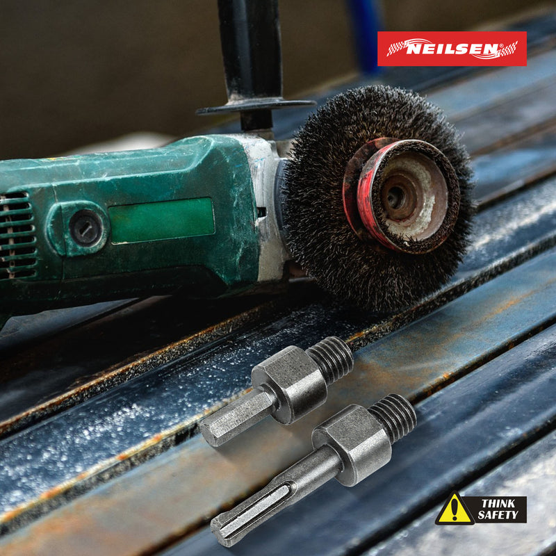 CT6598 - 2pc Adaptors For Rotary Wire Brush