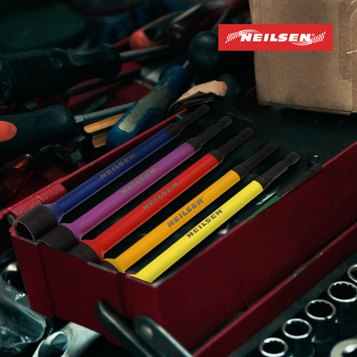 CT6599 - Magnetic Nut Setter Set 6pc Colour Coded