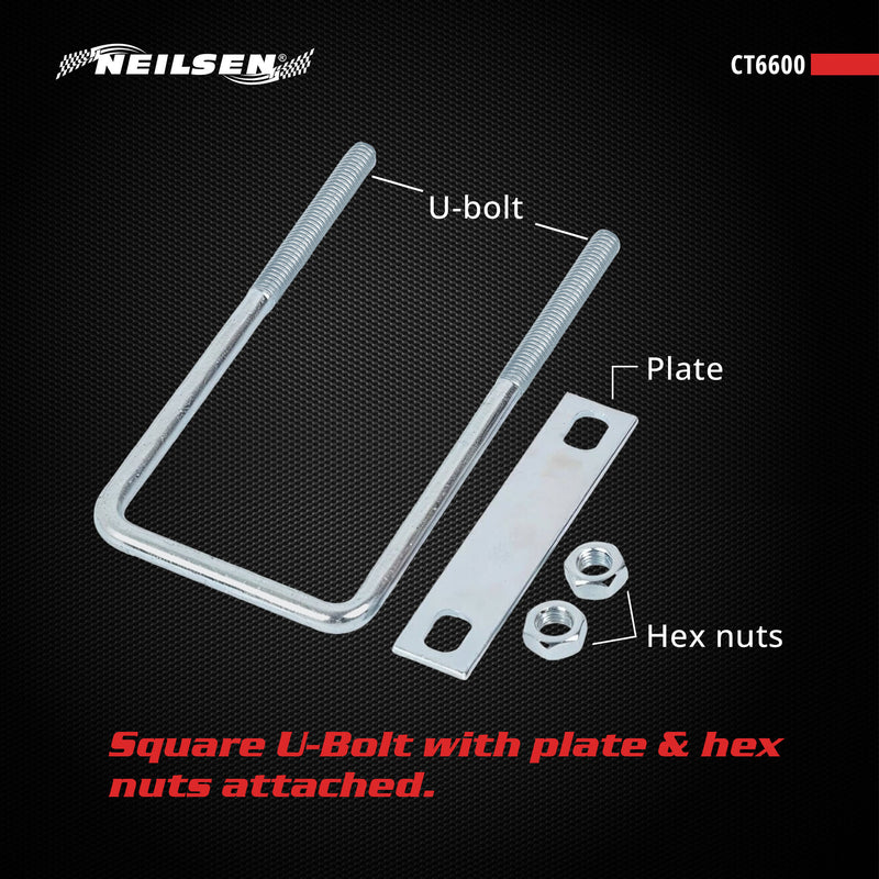 CT6600 - Square Bent U-Bolt 3/8in x 3in x 7in