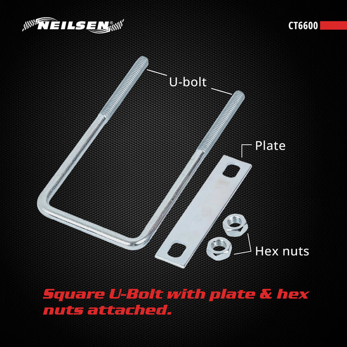 CT6600 - Square Bent U-Bolt 3/8in x 3in x 7in
