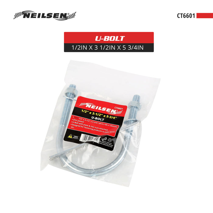 CT6601 - U-Bolt 1/2in x 3 1/2in x 5 3/4in