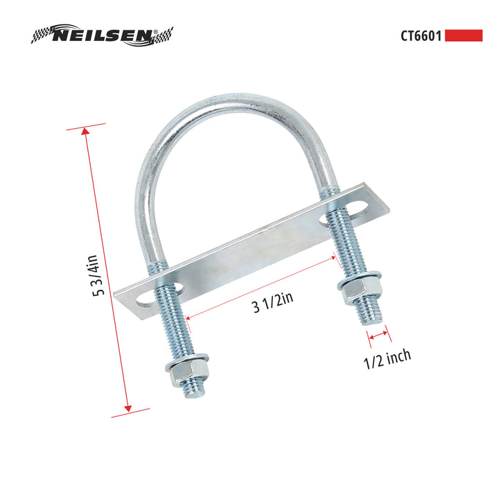CT6601 - U-Bolt 1/2in x 3 1/2in x 5 3/4in